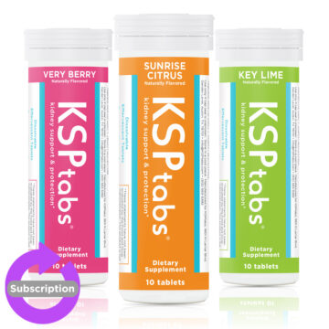 Subscription of KSP trial pack. One tube of each flavor (citrus, lime, and berry).